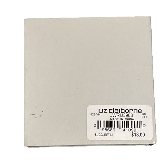 Liz Claiborne 6 Christmas Metal Wine Charms Santa's Reindeer NEW - Picture 2 of 7